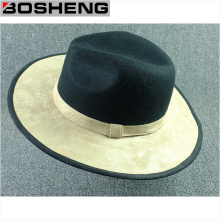 Шерсть Темно-зеленый Купол Золотой Широкая шляпа